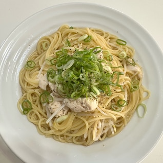 鶏ガララーメン風パスタ